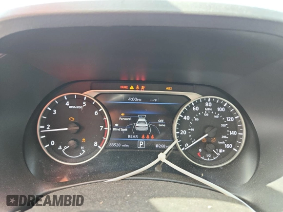 2021 Nissan Sentra SV with VIN 3N1AB8CV5MY299603, listed as a Copart auction lot 60078055 with 83,520 mi miles and Salvage title. Bid and sale history available at DreamBid. Image 9.
