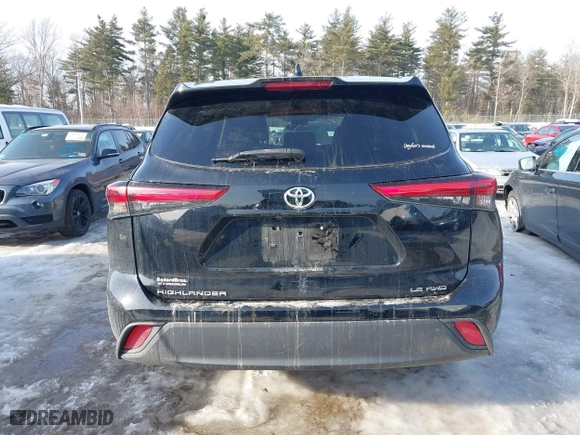 2021 Toyota Highlander L with VIN 5TDBZRBH0MS090789, listed as a IAAI auction lot 41623255 with 1 mi miles. Bid and sale history available at carsss.com. Image 16.