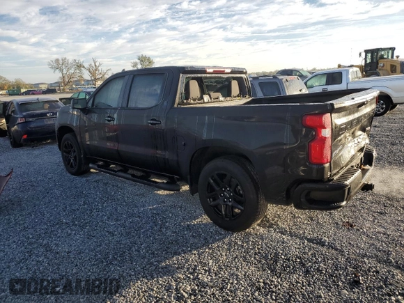 2024 Chevrolet Silverado 1500 RST with VIN 1GCPADED2RZ205360, listed as a Copart auction lot 89338995 with 17,509 mi miles and Salvage Title. Bid and sale history available at carsss.com. Image 2.