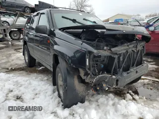 1998 Jeep Grand Cherokee Laredo with VIN 1J4GZ58SXWC293835, listed as a Copart auction lot 47557855 with 217,948 mi miles and Salvage Title. Bid and sale history available at carsss.com. Image 4.