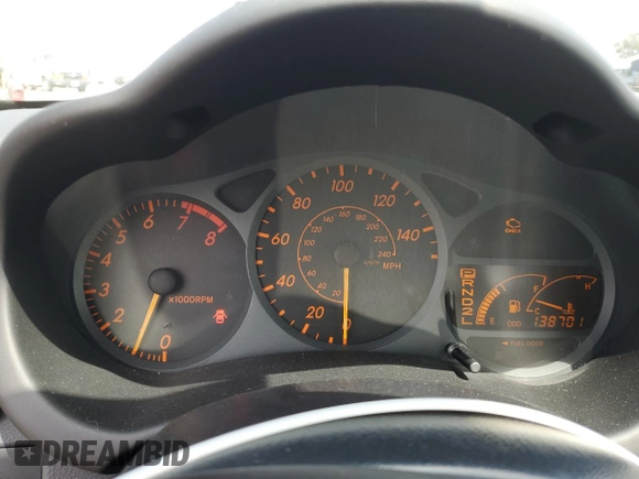 2004 Toyota Celica GT with VIN JTDDR32TX40174017, listed as a Copart auction lot 73748694 with 138,701 mi miles and Salvage Title. Bid and sale history available at DreamBid. Image 9.