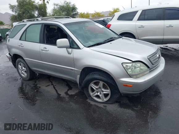 2001 Lexus RX 300 with VIN JTJGF10UX10106167, listed as a IAAI auction lot 42191985 with 194,200 mi miles and . Bid and sale history available at DreamBid. Image 1.