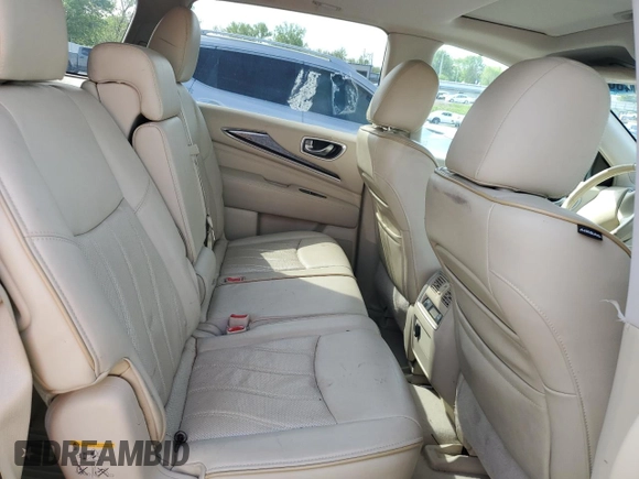 2013 Infiniti JX35 with VIN 5N1AL0MMXDC347957, listed as a Copart auction lot 54948055 with 166,353 mi miles and Clean Title. Bid and sale history available at DreamBid. Image 10.