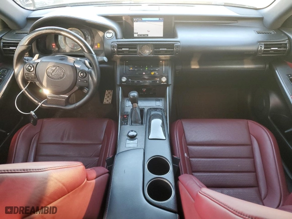 2014 Lexus IS 350 with VIN JTHCE1D27E5004412, listed as a Copart auction lot 45234785 with 116,144 mi miles and Salvage Title. Bid and sale history available at carsss.com. Image 8.
