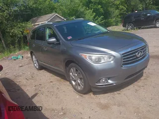 2015 Infiniti QX60 z VIN 5N1AL0MM5FC542853, wystawiony jako IAAI lot #42834018 z przebiegiem 153 572 mil mil oraz . Historia ofert i sprzedaży dostępna na DreamBid. Obrazek 1.