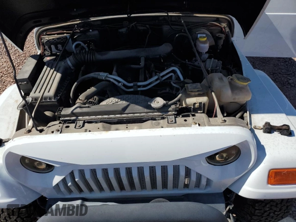 2003 Jeep Wrangler Sahara with VIN 1J4FA59S73P312279, listed as a Copart auction lot 60230445 with 151,886 mi miles and Clean title. Bid and sale history available at DreamBid. Image 12.