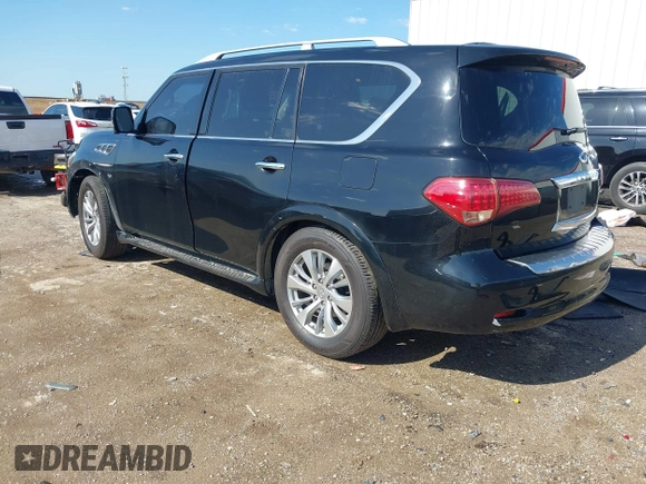 2016 Infiniti QX80 with VIN JN8AZ2NF7G9610426, listed as a IAAI auction lot 42102639 with 175,935 mi miles and . Bid and sale history available at DreamBid. Image 3.