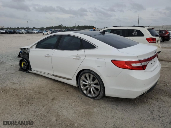 2015 Hyundai Azera Limited with VIN KMHFH4JG1FA483163, listed as a Copart auction lot 73277024 with 122,208 mi miles and Salvage Title. Bid and sale history available at carsss.com. Image 2.