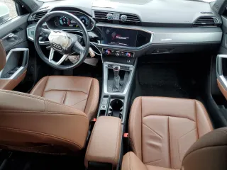 2022 Audi Q3 Premium with VIN WA1AUCF30N1122218, listed as a Copart auction lot 76286484 with 25,575 mi miles and Non Repairable. Bid and sale history available at carsss.com. Image 8.