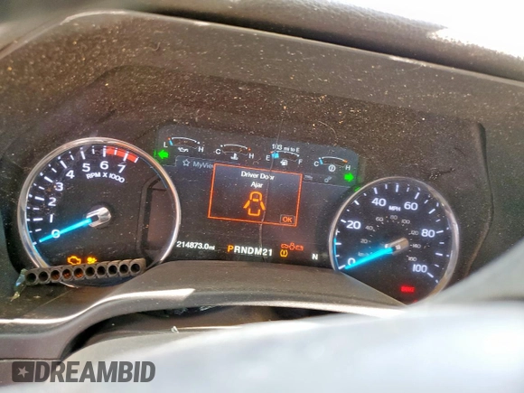 2019 Ford F-250 XL with VIN 1FT7W2B65KEE02645, listed as a Copart auction lot 57872435 with 214,873 mi miles and Non repairable. Bid and sale history available at DreamBid. Image 9.