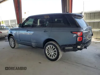 2020 Land Rover Range Rover with VIN SALGS4RY6LA404694, listed as a Copart auction lot 59352225 with 47,938 mi miles and Salvage title. Bid and sale history available at DreamBid. Image 2.