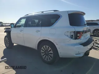 2022 Nissan Armada SL with VIN JN8AY2BA5N9392690, listed as a Copart auction lot 82864374 with 49,225 mi miles and Salvage Title. Bid and sale history available at carsss.com. Image 2.