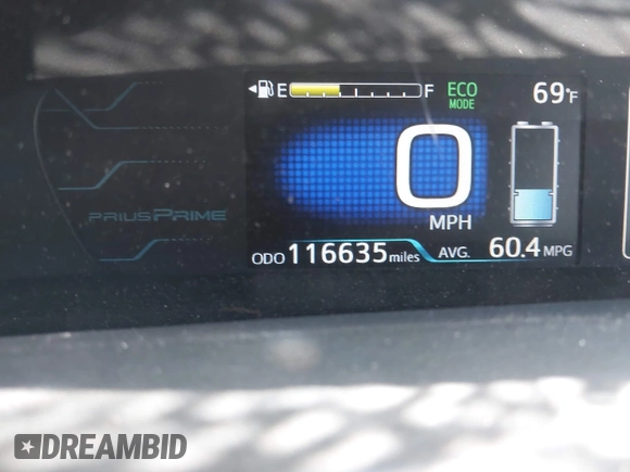 2017 Toyota Prius Plus with VIN JTDKARFP5H3018325, listed as a IAAI auction lot 42054740 with 116,635 mi miles and . Bid and sale history available at DreamBid. Image 15.