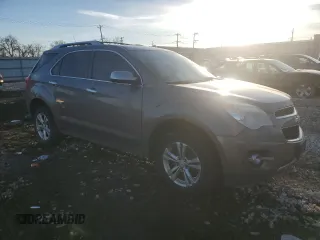 2012 Chevrolet Equinox LTZ with VIN 2GNFLGE57C6211455, listed as a Copart auction lot 46452445 with 145,350 mi miles and Salvage Title. Bid and sale history available at carsss.com. Image 4.