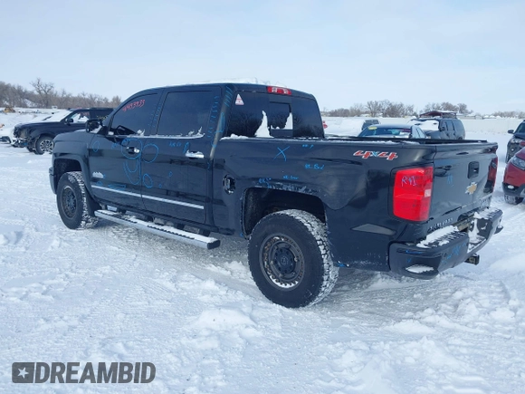 2015 Chevrolet Silverado 1500 High Country with VIN 3GCUKTEC0FG148198, listed as a IAAI auction lot 41493933 with 164,453 mi miles and . Bid and sale history available at DreamBid. Image 3.