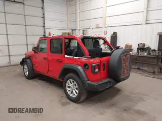 2023 Jeep Wrangler Sport S with VIN 1C4HJXDN1PW630003, listed as a IAAI auction lot 40989202 with 48,000 mi miles and . Bid and sale history available at DreamBid. Image 3.