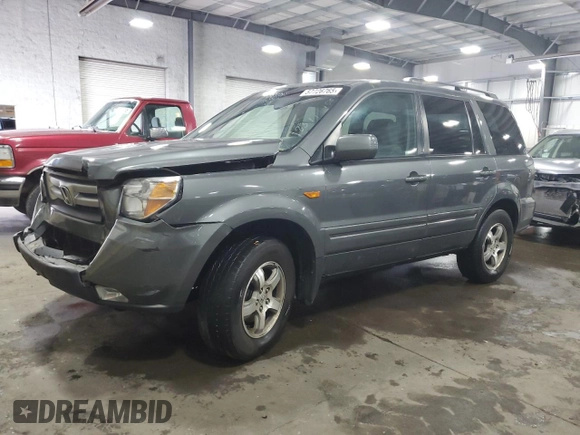 2008 Honda Pilot SE z VIN 5FNYF18398B043416, wystawiony jako Copart lot #57726765 z przebiegiem 216 160 mil mil oraz Szkoda całkowita • Salvage title. Historia ofert i sprzedaży dostępna na DreamBid. Obrazek 1.