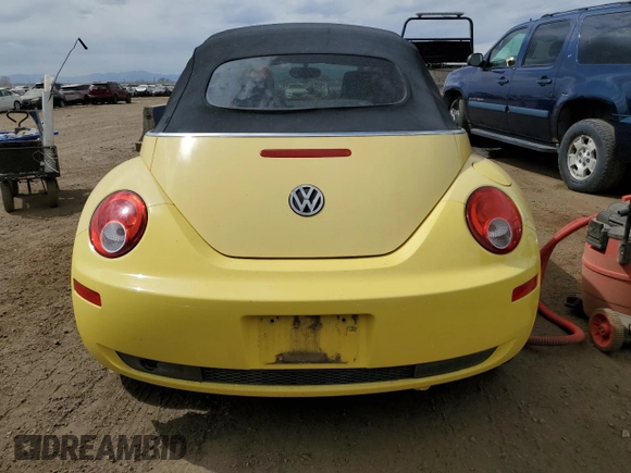 2007 Volkswagen Beetle with VIN 3VWPF31Y97M421884, listed as a Copart auction lot 51104055 with 99,372 mi miles and Clean title. Bid and sale history available at DreamBid. Image 6.