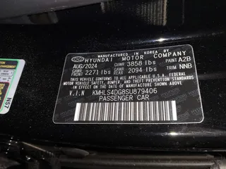 2025 Hyundai Elantra SEL Convenience with VIN KMHLS4DG8SU879406, listed as a IAAI auction lot 41603684 with 1,244 mi miles. Bid and sale history available at carsss.com. Image 9.