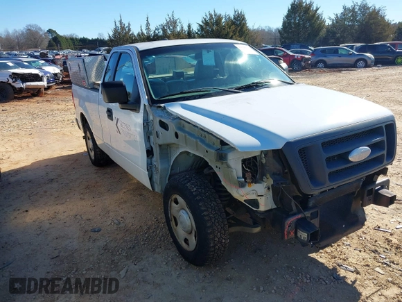 2007 Ford F-150 XL with VIN 1FTRF12W77NA83372, listed as a IAAI auction lot 41628051 with 104,564 mi miles and . Bid and sale history available at DreamBid. Image 1.