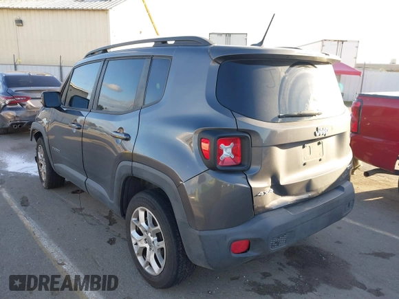 2017 Jeep Renegade Altitude with VIN ZACCJBBB4HPE93661, listed as a IAAI auction lot 41593284 with 92,667 mi miles and . Bid and sale history available at DreamBid. Image 3.