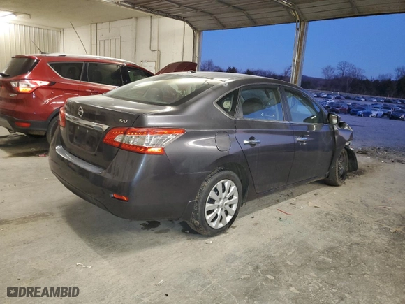 2015 Nissan Sentra SR with VIN 3N1AB7AP8FY301264, listed as a Copart auction lot 43575955 with 115,426 mi miles and Salvage Title. Bid and sale history available at carsss.com. Image 3.