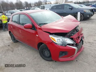 2022 Mitsubishi Mirage ES z VIN ML32AUHJXNH008306, wystawiony jako IAAI lot #41835653 z przebiegiem 46 781 mil mil oraz . Historia ofert i sprzedaży dostępna na DreamBid. Obrazek 1.