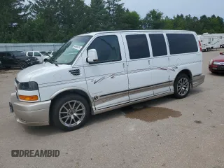 2013 GMC Savana Cargo Van YF7 Upfitter with VIN 1GDS7DC41D1104230, listed as a Copart auction lot 64390224 with 88,421 mi miles and Salvage Title. Bid and sale history available at carsss.com. Image 1.