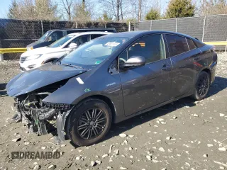 2016 Toyota Prius Four with VIN JTDKARFU6G3016703, listed as a Copart auction lot 49902125 with 74,024 mi miles and Salvage Title. Bid and sale history available at DreamBid. Image 1.