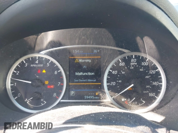2019 Nissan Sentra SV with VIN 3N1AB7AP0KY241667, listed as a IAAI auction lot 41492313 with 59,495 mi miles and . Bid and sale history available at DreamBid. Image 7.