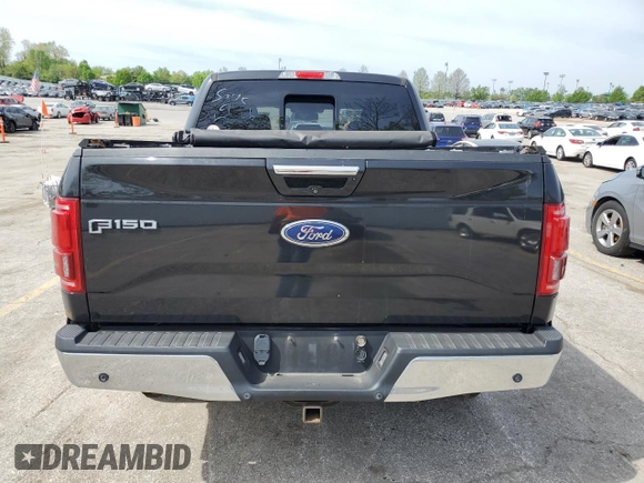 2015 Ford F-150 XLT with VIN 1FTEW1EGXFKD48594, listed as a Copart auction lot 54413785 with 210,336 mi miles and Clean Title. Bid and sale history available at carsss.com. Image 6.