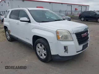 2014 GMC Terrain SLE with VIN 2GKALMEK0E6198465, listed as a IAAI auction lot 41953414 with 171,787 mi miles. Bid and sale history available at carsss.com. Image 1.