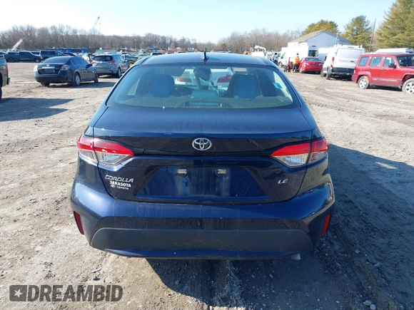 2020 Toyota Corolla LE with VIN 5YFEPRAE7LP007229, listed as a IAAI auction lot 41482001 with 63,705 mi miles. Bid and sale history available at carsss.com. Image 16.