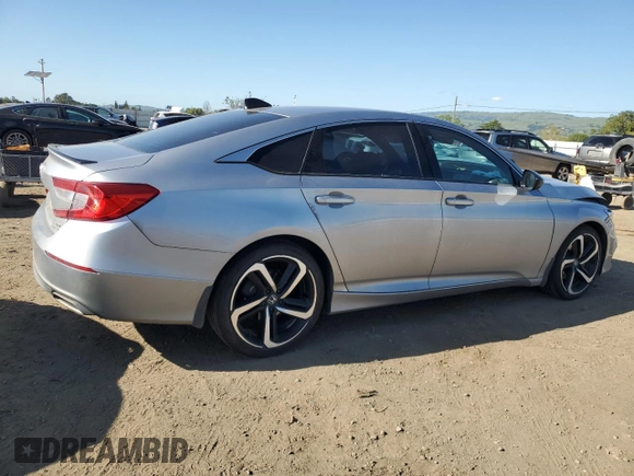 2021 Honda Accord Sport with VIN 1HGCV2F38MA004536, listed as a Copart auction lot 52532165 with 115,669 mi miles and Salvage title. Bid and sale history available at DreamBid. Image 3.
