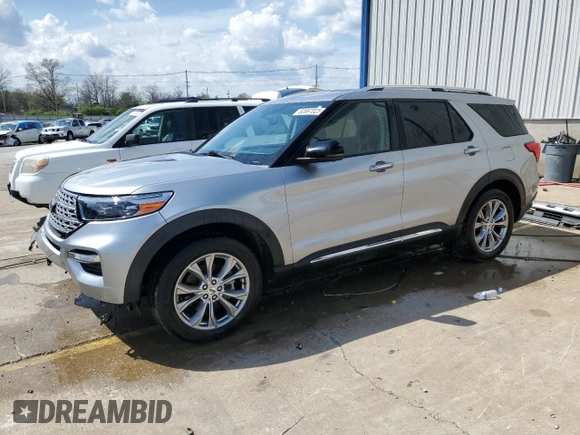 2021 Ford Explorer Limited z VIN 1FMSK7FH4MGB06047, wystawiony jako Copart lot #52697025 z przebiegiem 96 542 mil mil oraz Szkoda całkowita • Salvage title. Historia ofert i sprzedaży dostępna na DreamBid. Obrazek 1.