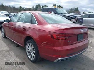 2019 Audi A4 Premium Plus z VIN WAUENAF49KN004753, wystawiony jako IAAI lot #42012315 z przebiegiem 105 208 mil mil oraz . Historia ofert i sprzedaży dostępna na DreamBid. Obrazek 3.
