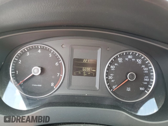 2013 Volkswagen Jetta SE with VIN 3VWDP7AJ8DM360372, listed as a Copart auction lot 51796725 with 66,981 mi miles and Non repairable. Bid and sale history available at DreamBid. Image 9.