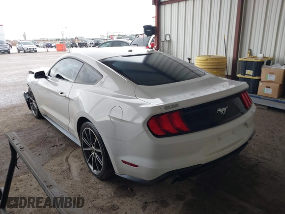 2019 Ford Mustang EcoBoost z VIN 1FA6P8TH1K5168795, wystawiony jako IAAI lot #42105634 z przebiegiem 61 480 mil mil oraz . Historia ofert i sprzedaży dostępna na DreamBid. Obrazek 3.