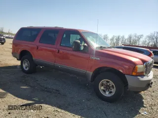 2001 Ford Excursion XLT with VIN 1FMNU41S11EC37131, listed as a Copart auction lot 52446135 with 259,619 mi miles and Clean Title. Bid and sale history available at DreamBid. Image 4.
