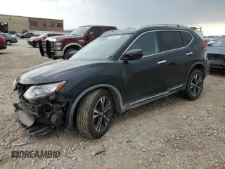 2018 Nissan Rogue S with VIN JN8AT2MT5JW460270, listed as a Copart auction lot 55689264 with 96,331 mi miles and Salvage Title. Bid and sale history available at carsss.com. Image 1.