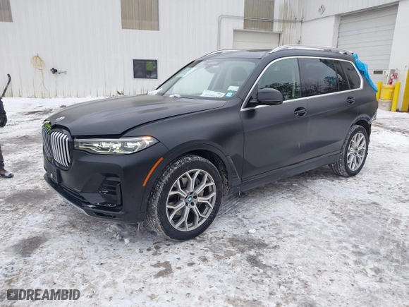 2021 BMW X7 xDrive40i with VIN 5UXCW2C04M9G14524, listed as a IAAI auction lot 41440163 with 49,046 mi miles. Bid and sale history available at carsss.com. Image 18.