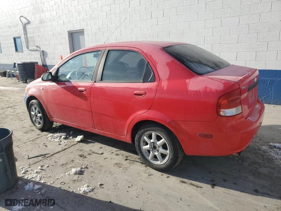 2005 Chevrolet Aveo SVM with VIN KL1TD52655B340117, listed as a Copart auction lot 88163475 with 212,753 mi miles and Salvage Title. Bid and sale history available at carsss.com. Image 2.