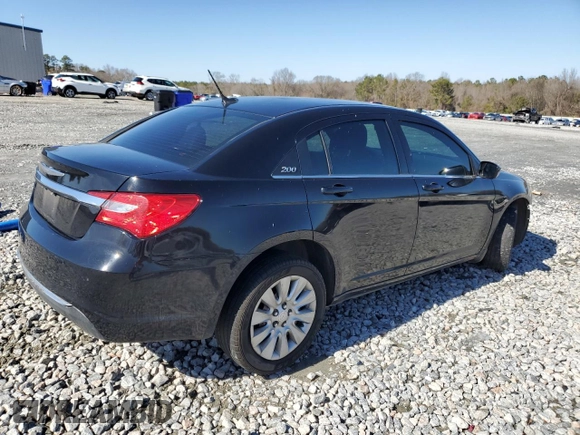 2014 Chrysler 200 LX with VIN 1C3CCBAB2EN206063, listed as a Copart auction lot 43357875 with 139,951 mi miles and Salvage Title. Bid and sale history available at DreamBid. Image 3.
