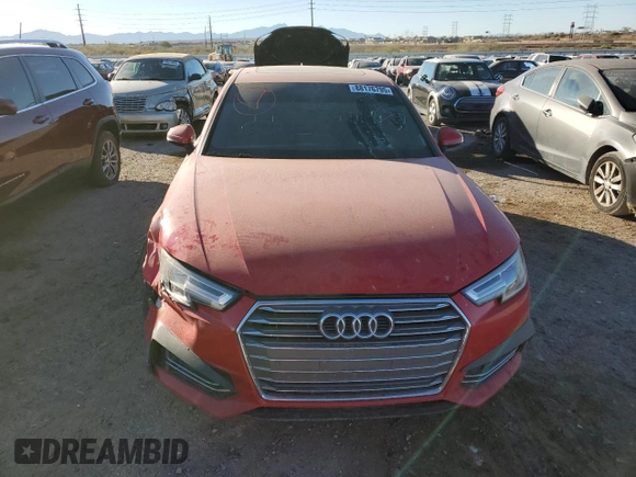 2017 Audi A4 Premium Plus with VIN WAULNAF42HN013844, listed as a Copart auction lot 88176795 with 0 mi miles and Clean Title. Bid and sale history available at carsss.com. Image 5.