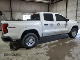 2023 Chevrolet Colorado 4WD Work Truck with VIN 1GCGTBEC2P1124750, listed as a Copart auction lot 41771775 with 36,544 mi miles and Salvage Title. Bid and sale history available at carsss.com. Image 3.