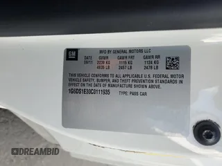 2012 Cadillac CTS Premium with VIN 1G6DS1E30C0111935, listed as a Copart auction lot 61951525 with 148,241 mi miles and Salvage title. Bid and sale history available at DreamBid. Image 13.