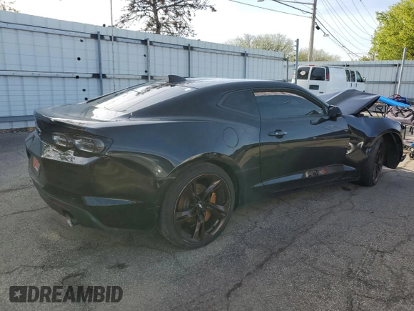 2019 Chevrolet Camaro 1LT with VIN 1G1FB1RS6K0102946, listed as a Copart auction lot 53706395 with 0 mi miles and Clean Title. Bid and sale history available at carsss.com. Image 3.
