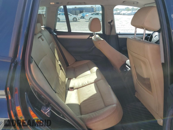 2011 BMW X3 28i with VIN 5UXWX5C52BL702315, listed as a Copart auction lot 56201125 with 137,941 mi miles and Clean Title. Bid and sale history available at DreamBid. Image 10.
