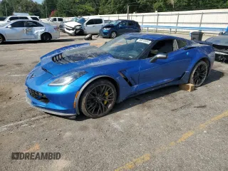 2015 Chevrolet Corvette Z06 2LZ with VIN 1G1YS2D65F5603022, listed as a Copart auction lot 66616584 with 0 mi miles and Salvage Title. Bid and sale history available at carsss.com. Image 1.