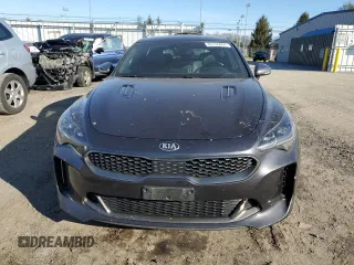 2019 Kia Stinger GT1 with VIN KNAE45LC2K6062459, listed as a Copart auction lot 85746864 with 113,895 mi miles and Salvage Title. Bid and sale history available at DreamBid. Image 5.